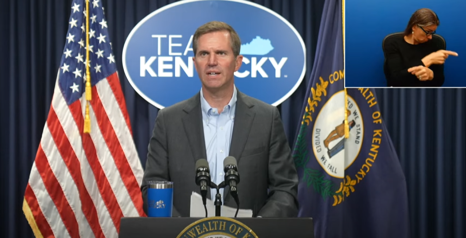 Beshear talking about Executive Order 2025-335